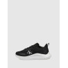 ZAPATILLA CALVIN KLEIN EVA RUNNER LOW LACE MIX ML WN NEGRO