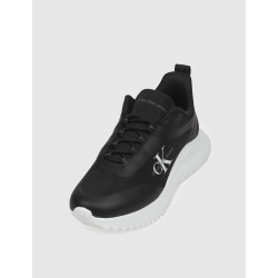ZAPATILLA CALVIN KLEIN EVA RUNNER LOW LACE MIX ML WN NEGRO