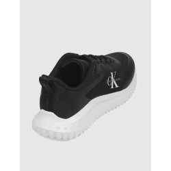 ZAPATILLA CALVIN KLEIN EVA RUNNER LOW LACE MIX ML WN NEGRO