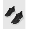 ZAPATILLA CALVIN KLEIN EVA RUNNER LOW LACE MIX ML WN NEGRO