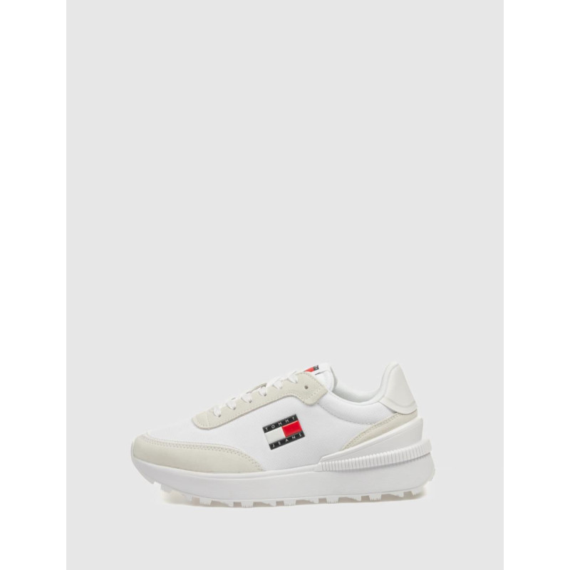 ZAPATILLA TOMMY HILFIGER TJW TECH RUNNER ESS BLANCO