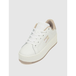 ZAPATILLA TOMMY HILFIGER TJW FLATFORM ESS BLANCO/GRIS