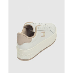 ZAPATILLA TOMMY HILFIGER TJW FLATFORM ESS BLANCO/GRIS