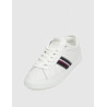 ZAPATILLA TOMMY HILFIGER ICON COURT SNEAKERS STRIPES BLANCO