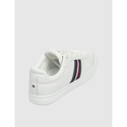 ZAPATILLA TOMMY HILFIGER ICON COURT SNEAKERS STRIPES BLANCO