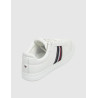 ZAPATILLA TOMMY HILFIGER ICON COURT SNEAKERS STRIPES BLANCO