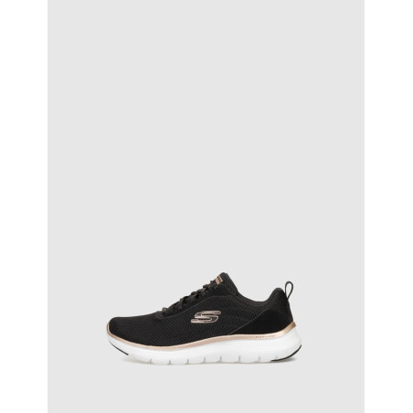 ZAPATILLA SKECHERS FLEX APPEAL 5.0 NEGRO
