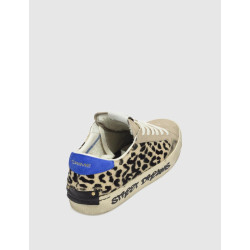 ZAPATILLA CRIME LONDON DISTRESSED LEOPARDO