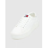 ZAPATILLA URBANA TOMMY HILFIGER TJW FOXING FLATFORM SNEAKER BLANCO