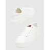 ZAPATILLA URBANA TOMMY HILFIGER TJW FOXING FLATFORM SNEAKER BLANCO