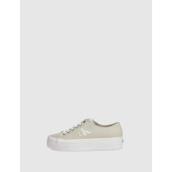 ZAPATILLA CALVIN KLEIN VULC FLATFORM ESSENTIAL MONO BEIG