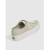 ZAPATILLA CALVIN KLEIN VULC FLATFORM ESSENTIAL MONO BEIG