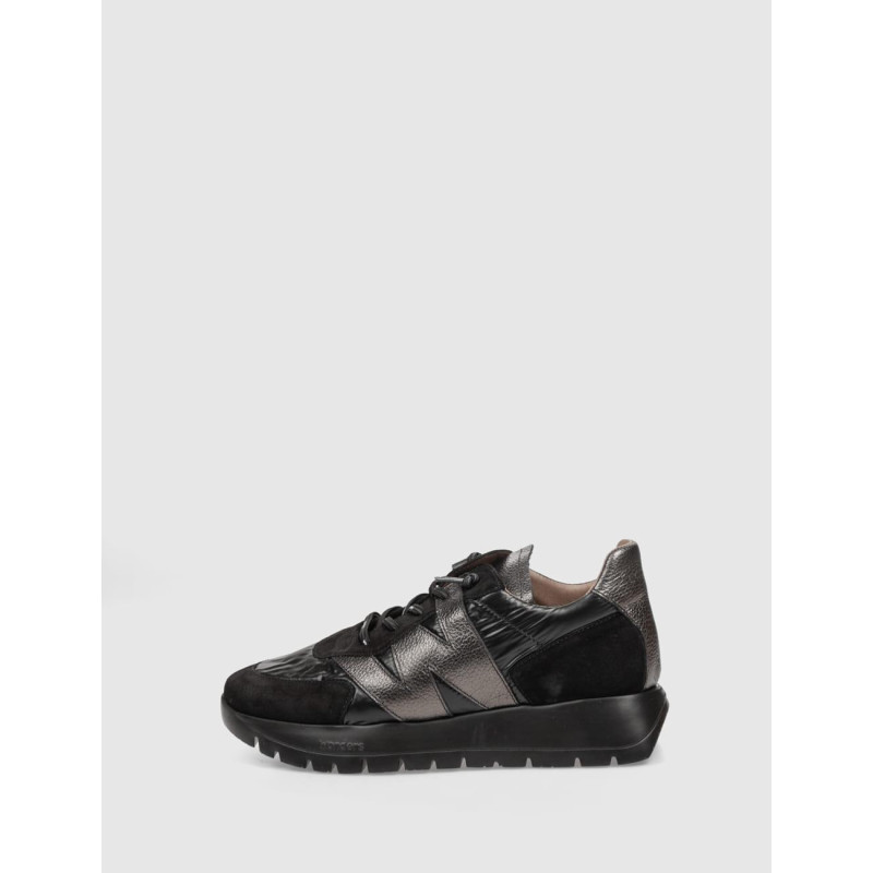 ZAPATILLA WONDERS A-2464 NEGRO