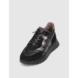 ZAPATILLA WONDERS A-2464 NEGRO