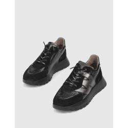 ZAPATILLA WONDERS A-2464 NEGRO