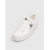 BAMBA CALVIN KLEIN VULC FLATFORM ESSENTIAL MONO BLANCO