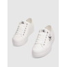 BAMBA CALVIN KLEIN VULC FLATFORM ESSENTIAL MONO BLANCO