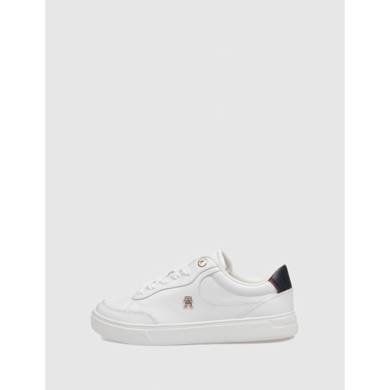 ZAPATILLA TOMMY HILFIGER ESSENTIAL CHIC COURT SNAEKER RWB BLANCO