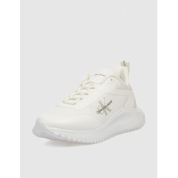 ZAPATILLA CALVIN KLEIN EVA RUNNER LOW LACE MIX ML WN BLANCO