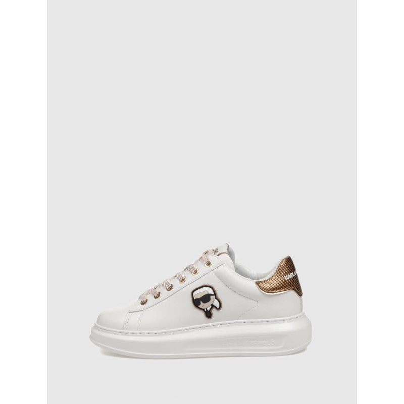 ZAPATILLA KARL LAGERFED KAPRI NFT METALMESH TAB LO BLANCO