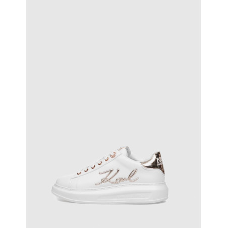 ZAPATILLA KARL LAGERFED KAPRI SIGNIA LACE LTHR BLANCO