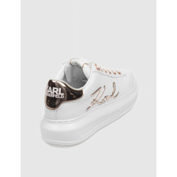 ZAPATILLA KARL LAGERFED KAPRI SIGNIA LACE LTHR BLANCO