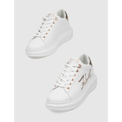 ZAPATILLA KARL LAGERFED KAPRI SIGNIA LACE LTHR BLANCO