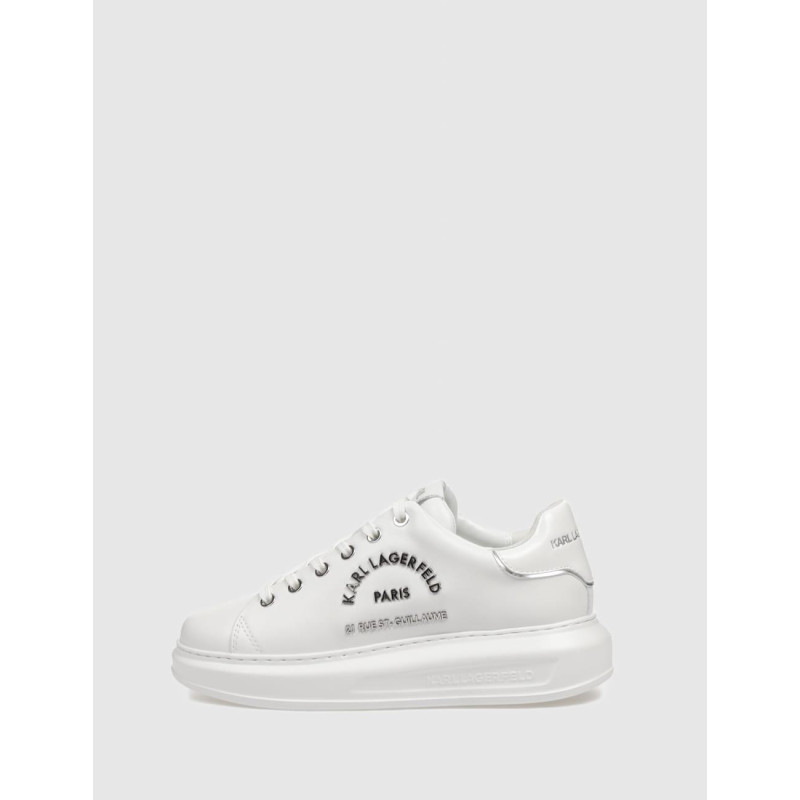 ZAPATILLA KARL LAGERFED KAPRI METAL MAISON L0 BLANCO