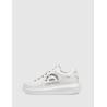 ZAPATILLA KARL LAGERFED KAPRI METAL MAISON L0 BLANCO