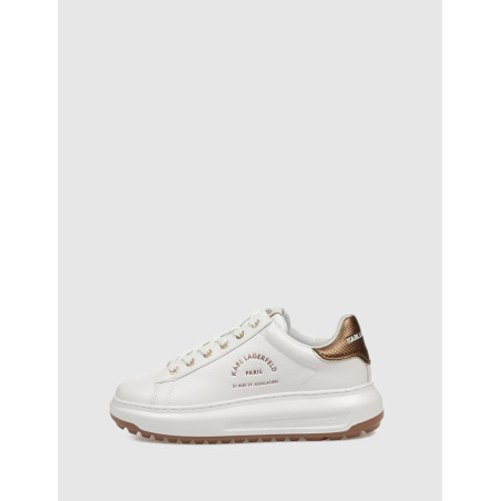 ZAPATILLA KARL LAGERFED KAPRI LUG MAISON METALMESH TAB BLANCO