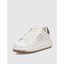 ZAPATILLA KARL LAGERFED KAPRI LUG MAISON METALMESH TAB BLANCO