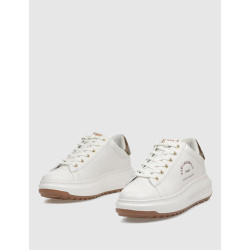 ZAPATILLA KARL LAGERFED KAPRI LUG MAISON METALMESH TAB BLANCO