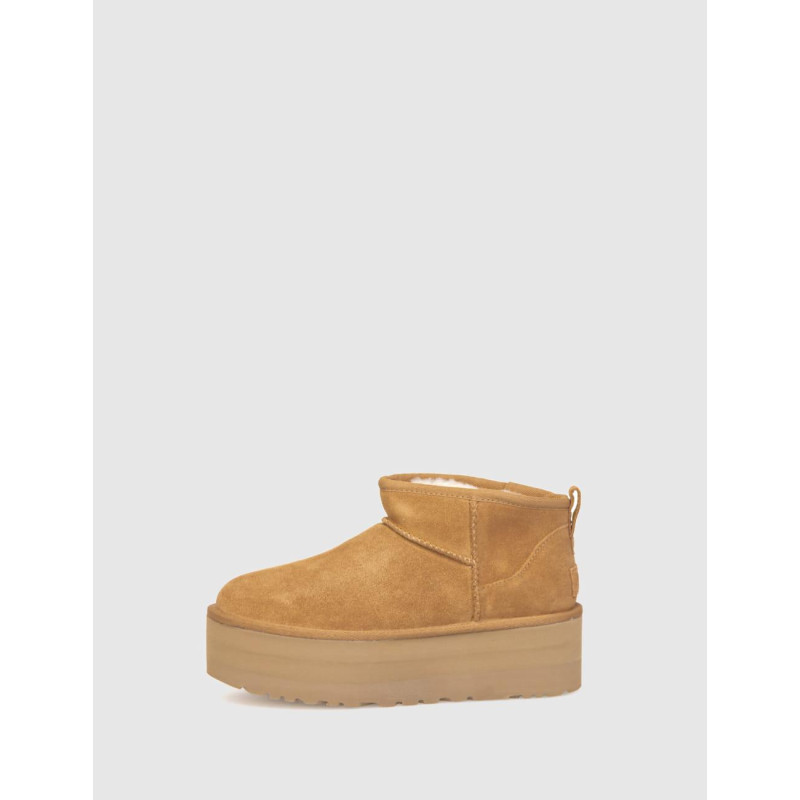 BOTÍN UGG CLASSIC ULTRA MINI PLATFORM CUERO