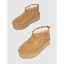 BOTÍN UGG CLASSIC ULTRA MINI PLATFORM CUERO