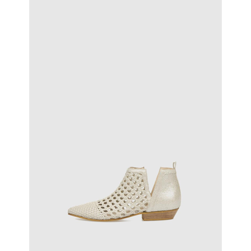 BOTÍN OBVIO SHOES TEA PLATA