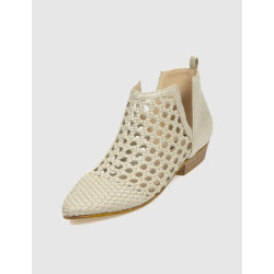 BOTÍN OBVIO SHOES TEA PLATA