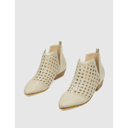 BOTÍN OBVIO SHOES TEA PLATA