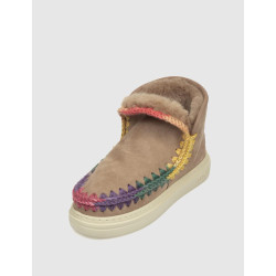 BOTÍN MOU SNEAKER BOLD RAIMBOW  TAUPE