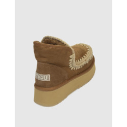 BOTÍN MOU MINI ESKIMO PLATFORM CUERO