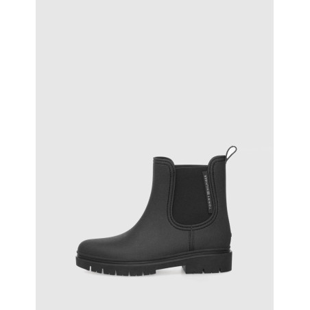 BOTÍN TOMMY HILFIGER ESSENTIAL TOMMY RAINBOOTIE NEGRO