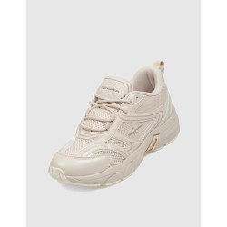 ZAPATILLA CALVIN KLEIN RETRO TENNIS LOW LACEMH ML MTL BEIG