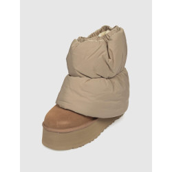 BOTÍN UGG CLASSIC MINI DIPPER PUFFER TAUPE
