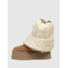BOTÍN UGG CLASSIC MINI DIPPER PUFFER TAUPE