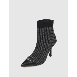 BOTÍN KARL LAGERFED PANDARA II STRETCH KNIT BOOT NEGRO