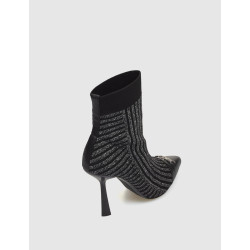 BOTÍN KARL LAGERFED PANDARA II STRETCH KNIT BOOT NEGRO