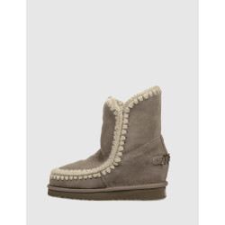 BOTÍN MOU INNER WEDGE LOGO METAL GRIS