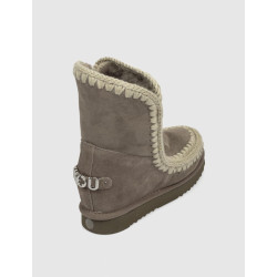BOTÍN MOU INNER WEDGE LOGO METAL GRIS