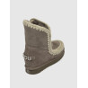 BOTÍN MOU INNER WEDGE LOGO METAL GRIS
