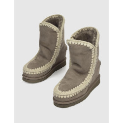 BOTÍN MOU INNER WEDGE LOGO METAL GRIS