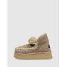 BOTÍN MOU MINI ESKIMO PLATFORM TAUPE